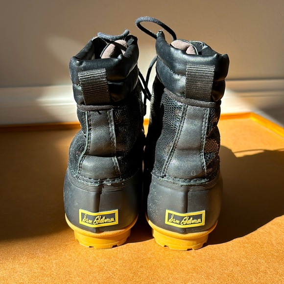 Sam Edelman winter boots with rubber base and animal print upper (size 7M) - Picture 3 of 4